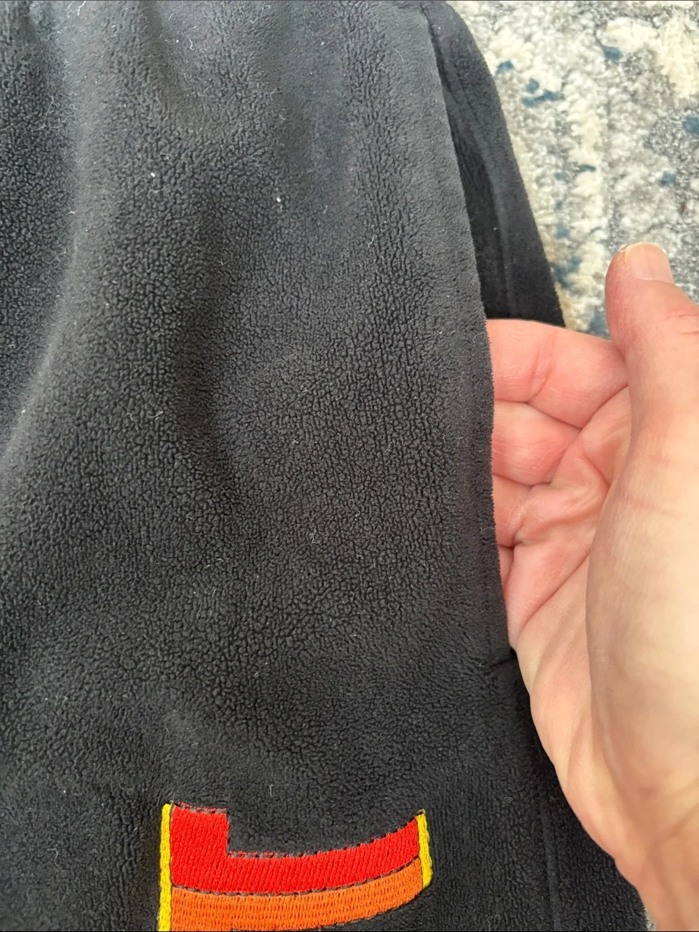 Nike Sportswear Reissue Fleece Joggers Embroidered Motto Black/Red/Yellow XL